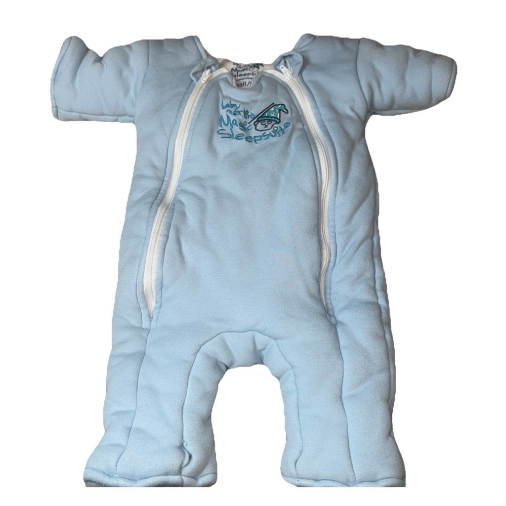 Baby Merlin Magic Sleepsuit 3-6 Blue Sleeper